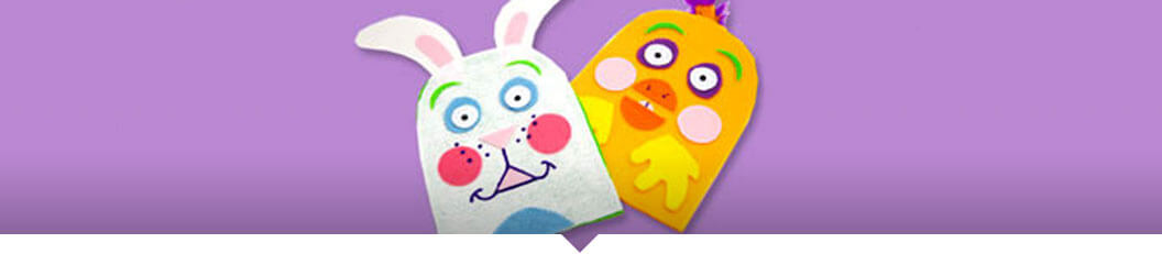 No-Sew Easter Puppets: Easy Kid-friendly Craft